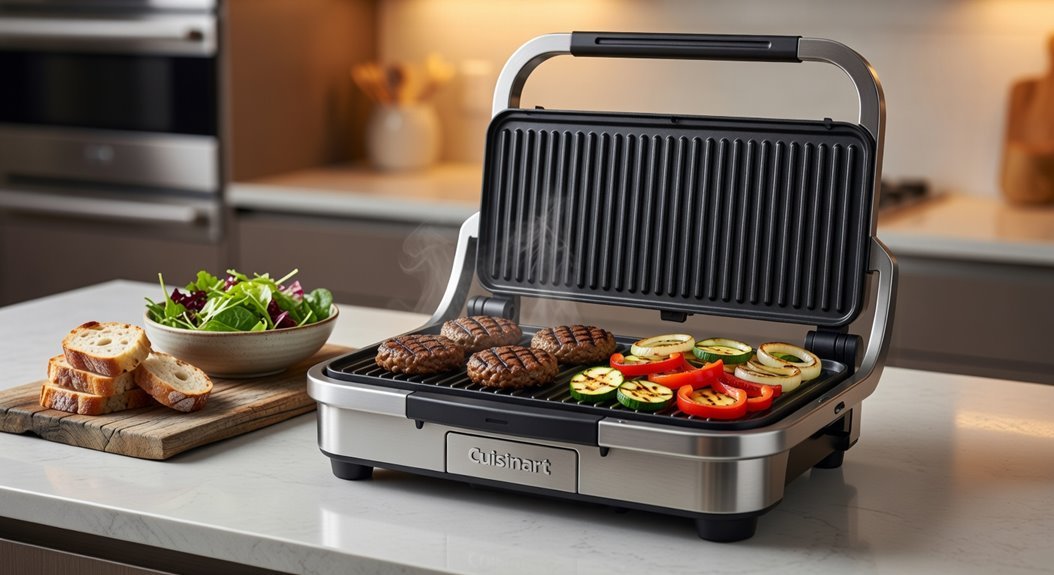 1500w reversible plates versatility