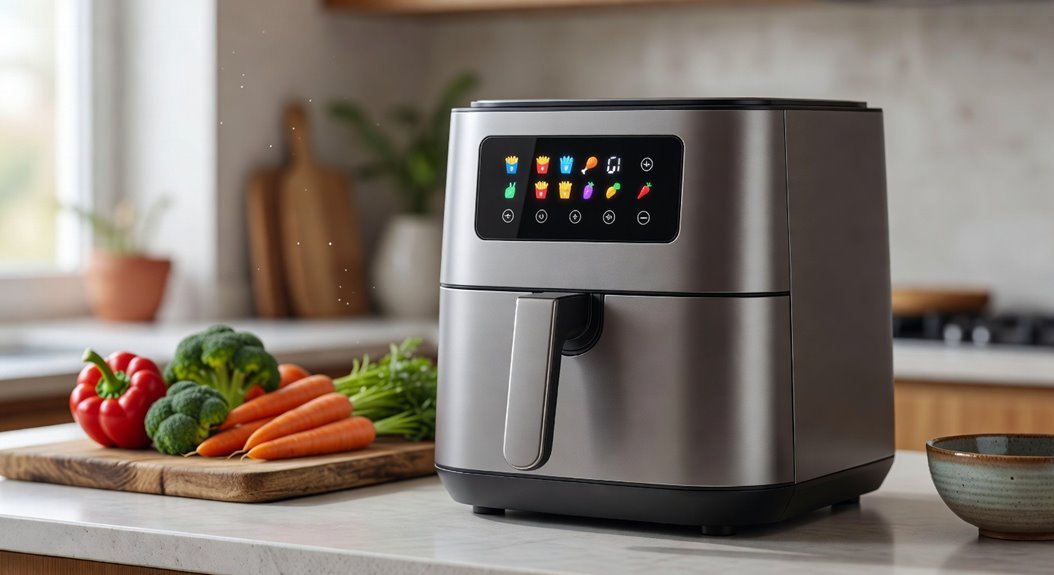 8 qt round smartcrisp with 1700w