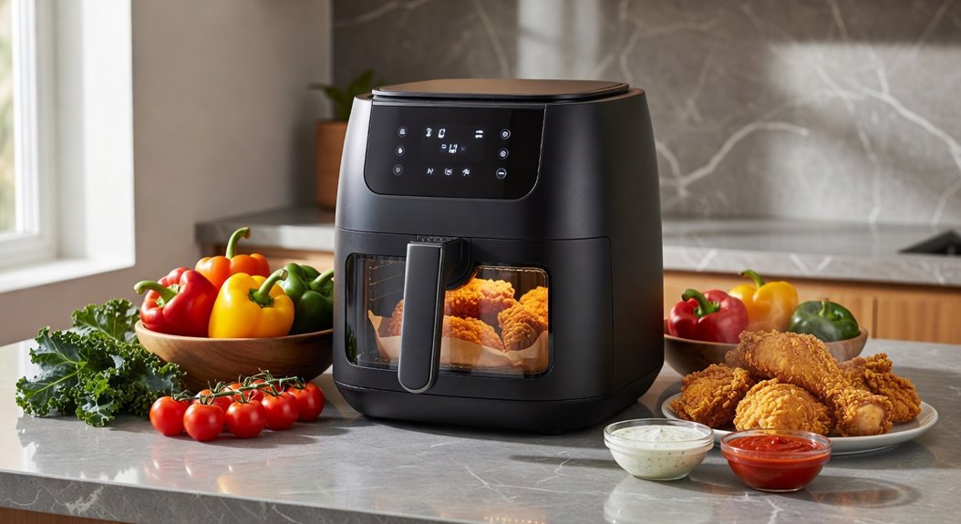8 quart air fryer 430 f 10 presets