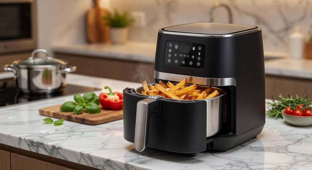 affordable air fryers sizes presets safety airflow