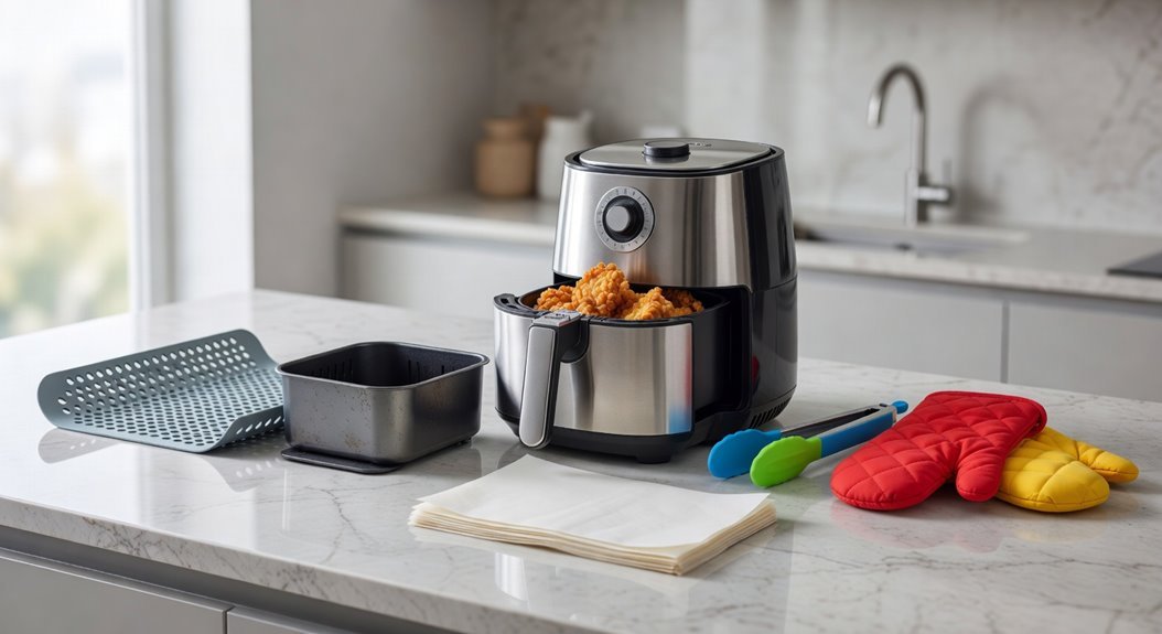 air fryer cleanup accessories simplify messes