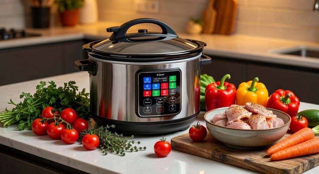 crock pot easy multi cook large capacity
