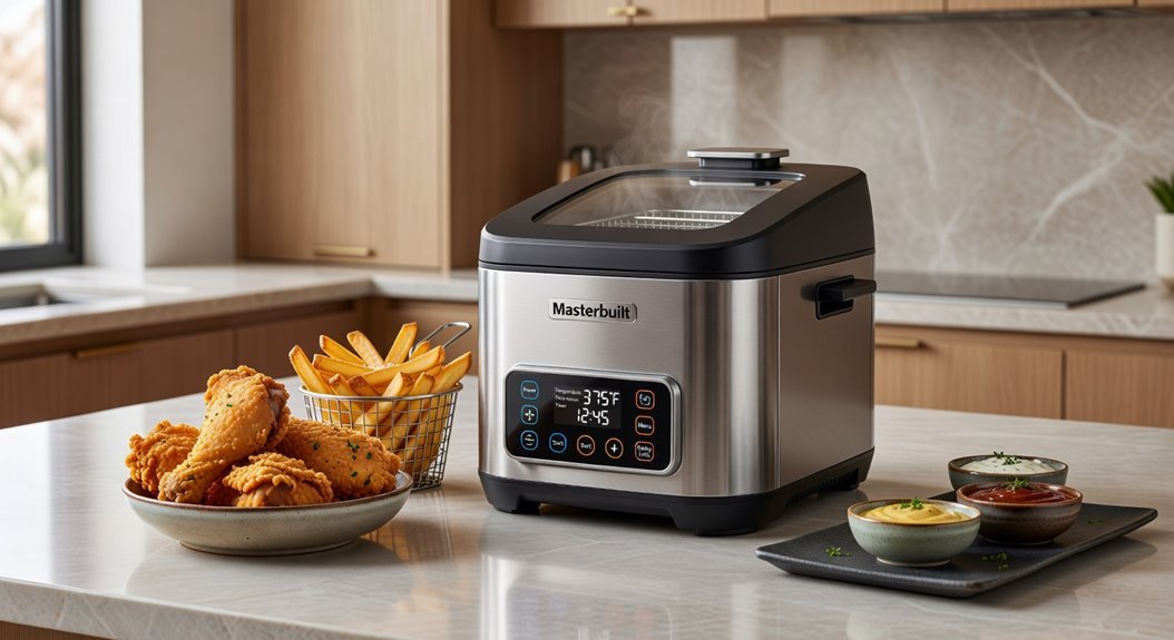 electric fryer with safety features