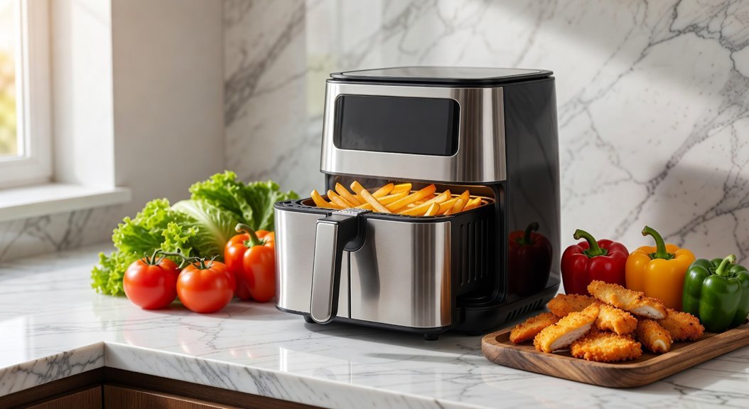 french door air fryer drawbacks space cost