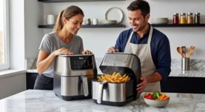 ninja 2 in 1 air fryer features and reviews