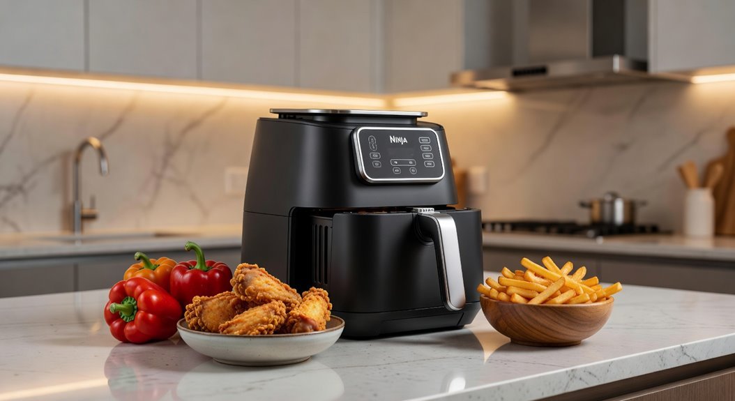 ninja flip air fryer versatile space saving