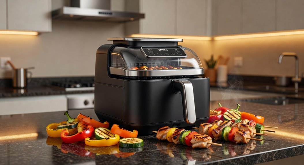 ninja foodi grill versatility and size