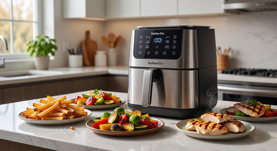 nuwave brio 10 qt review features capacity
