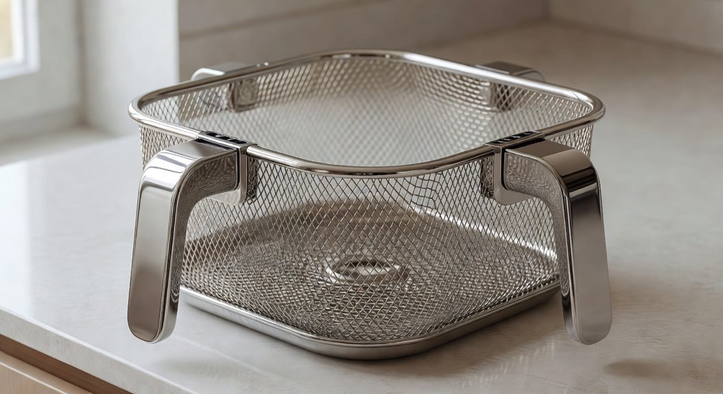 stainless mesh air basket design