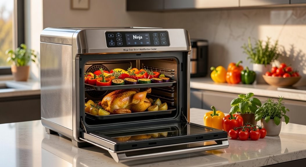 two level rack even multi food cookery